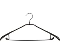 Вешалка-плечики Attache HD_ HD607(C/B) металл с ПВХ-покрытием, черная размер 50-52 1905190