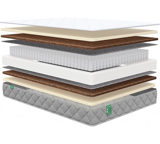 Матрас Sleeptek MAX Latex Cocos Double S500 200x195 см MSMLCDS500-200-195