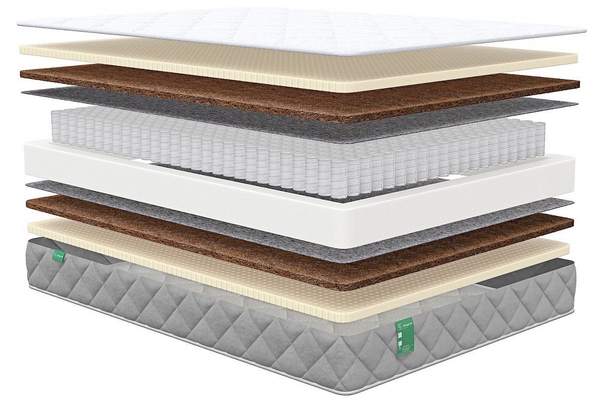 Матрас Sleeptek MAX Latex Cocos Double S500 90x190 см MSMLCDS500-90-190 ...