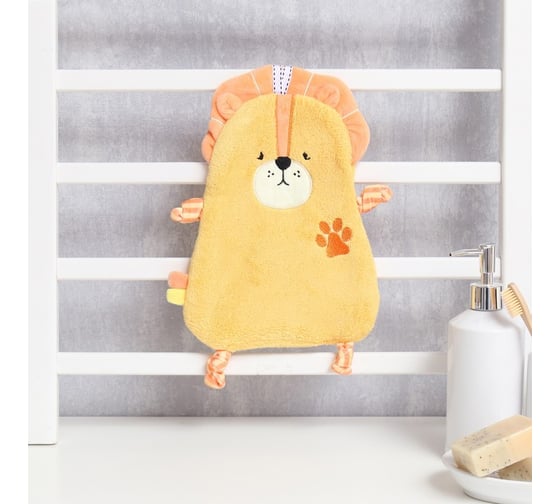 Полотенце для рук LoveLife "Тигр" 30x21 см, 100% полиэстер, микрофибра 300 г/м2 9821811