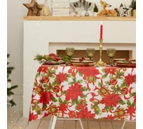 Скатерть Доляна "Сказочное настроение" 145х260 +/- 2 см, 100% полиэстер 7043387