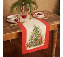 Дорожка на стол Этель "Noble Christmas" 40x147 +/- 5 см, 100% хлопок, саржа 190 гр/м2 7346930