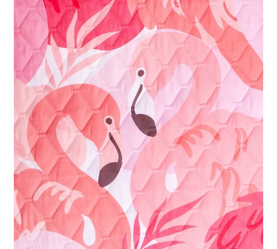 Покрывало Этель 1,5 сп "Flamingo garden" 145х210 см, микрофибра 7475395
