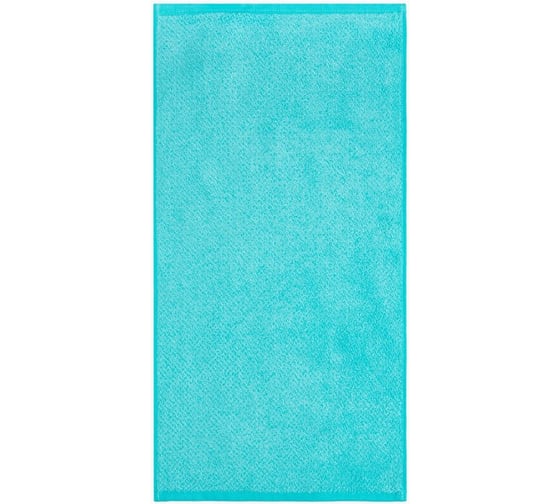 Полотенце махровое Этель цвет ярко-бирюзовый, 30x60см,350г/м2,70%хл.,30% бамб 9379095 1