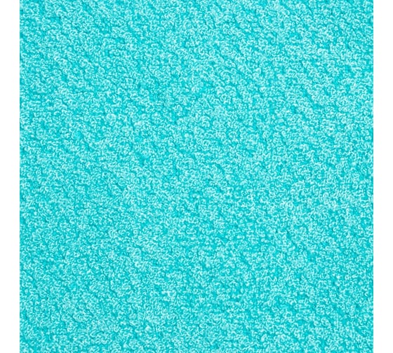 Полотенце махровое Этель цвет ярко-бирюзовый, 30x60см,350г/м2,70%хл.,30% бамб 9379095