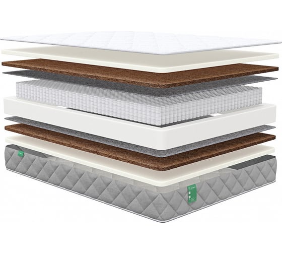 Матрас Sleeptek MAX Foam Cocos Double S1000 120x190 MSMFCDS1000-120-190