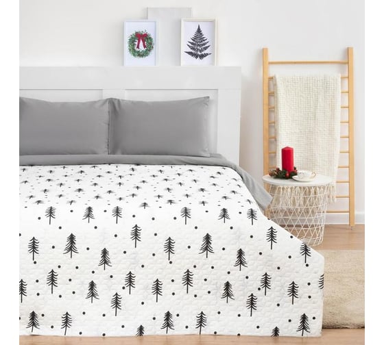 Покрывало LoveLife 1,5 сп "Christmas tree" 150*210±5см, микрофайбер, 100% полиэстер 6778926