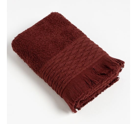 Полотенце махровое Love Life "Аморе" 30*50 см, коричневый, 100% хлопок, 450 гр/м2 6784027 1