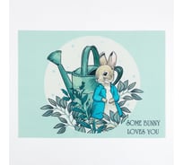 Салфетка на стол Доляна "SOME BUNNY LOVES YOU" ПВХ 40*29см 7314534