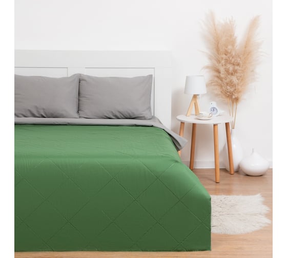 Покрывало LoveLife 1,5 сп 150*210±5см, зеленый, микрофайбер, 100% полиэстер 7581251