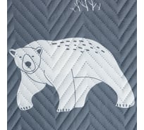 Покрывало LoveLife евро "Зимний лес" 200*210±5см, микрофайбер, 100% полиэстер 7840947