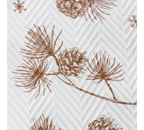 Покрывало LoveLife евро "Шишки" 200*210±5см, микрофайбер, 100% полиэстер 7840935