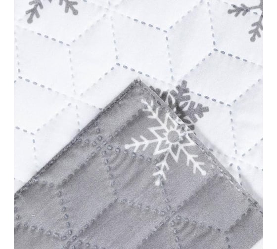 Покрывало LoveLife 2 сп "New year forest" 180*210±5см, микрофайбер, 100% полиэстер 6778943