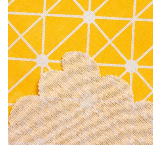 Скатерть Доляна "Паутина" 145x200±3см,100%полиэстер, рогожка 130 гр/м 5985632
