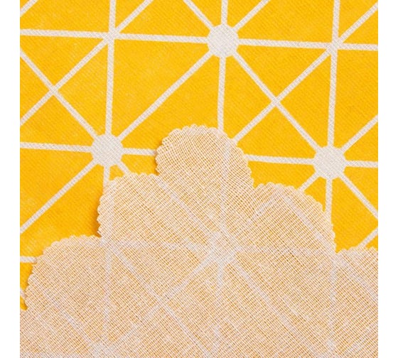 Скатерть Доляна "Паутина" 145x145±3см,100%полиэстер, рогожка 130 гр/м 5985631