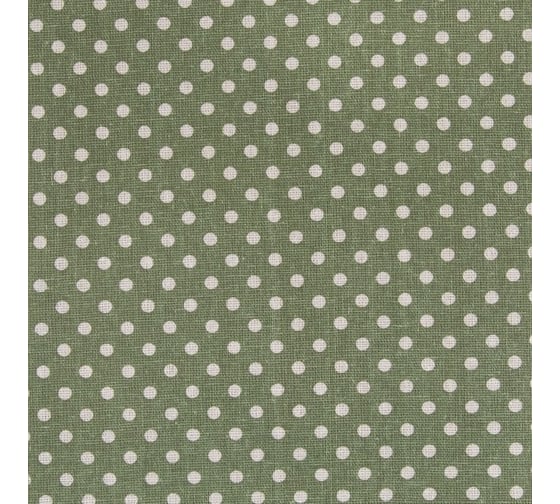 Набор Доляна скатерть 145x200см/салфетки 40x40см 4шт, Горох, зеленый, 100%полиэстер 7532545