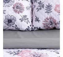 Комплект Этель Flora, Покрывало LoveLife 230x210 ±5 см и наволочки 50x70 - 2 шт, микрофибра 5525095