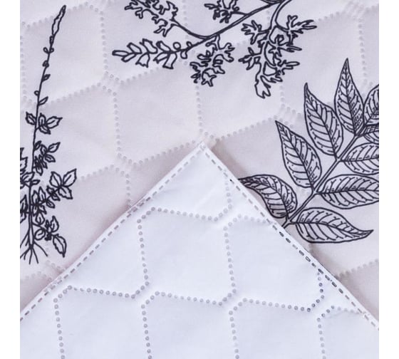 Комплект Этель Flora, Покрывало LoveLife 230x210 ±5 см и наволочки 50x70 - 2 шт, микрофибра 5525095