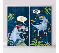 Комплект штор Этель T-rex 145*260 см-2 шт, 100% полиэстер, 140 г/м2 5111664