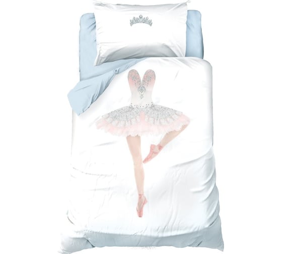 Комплект постельного белья Этель 1,5 сп Ballerina 143x215 см, 150x214 см, 50x70 см -1 шт, 100% хлопок, бязь 4935512
