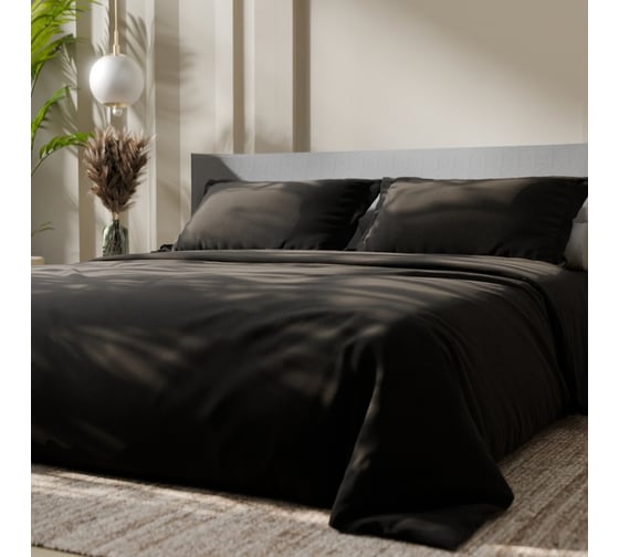 Комплект постельного белья Этель 1,5 сп Cool Gray 143x215, 150x214, 50x70+3-2 шт, бязь, 125г/м2 7581271 1