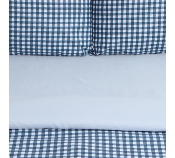 Комплект постельного белья Этель 1,5 сп Blue cage 150x215см, 150x225см, 50x70± 3см-2 шт, новосатин 10326522 1