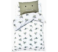 Комплект постельного белья Этель 1,5 Happy dragon 143x215 см, 150x214 см, 50x70 см -1 шт, 100% хлопок, бязь 9910296