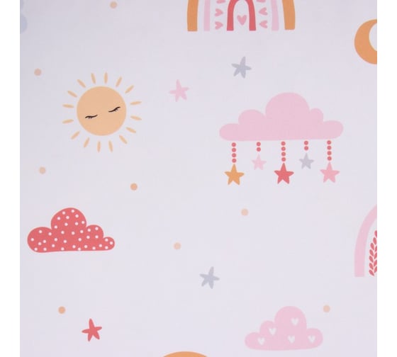 Комплект штор Этель Boho rainbow 145x260 см-2 шт, 100% полиэстер, 140 г/м2 10183025