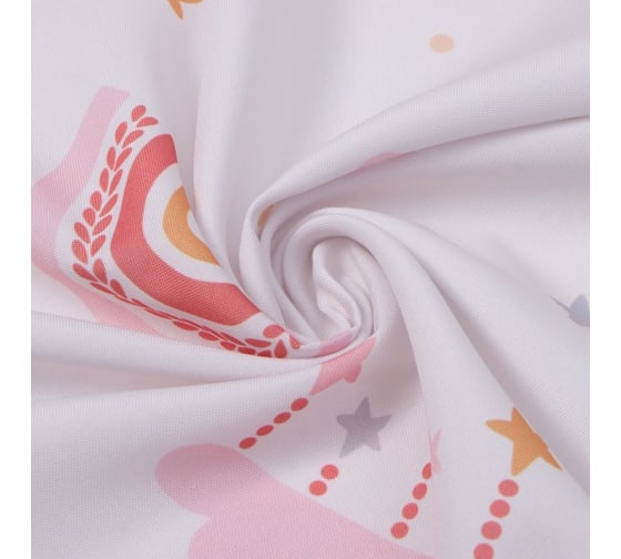 Комплект штор Этель Boho rainbow 145x260 см-2 шт, 100% полиэстер, 140 г/м2 10183025