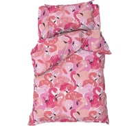 Комплект постельного белья Этель 1,5 сп Flamingo garden 143x215 см, 150x214 см, 50x70 см -1 шт, 100% хлопок, бязь 7599325