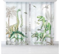Комплект штор Этель Dino world 145x260 см-2 шт, 100% полиэстер, 140 г/м2 10183018