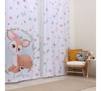 Комплект штор Этель Lovely 145x260 см-2 шт, 100% полиэстер, 140 г/м2 10183023