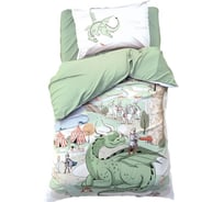 Комплект постельного белья Этель 1,5 сп Dragon kingdom 143x215 см, 150x214 см, 50x70 см -1 шт, бязь 9543380