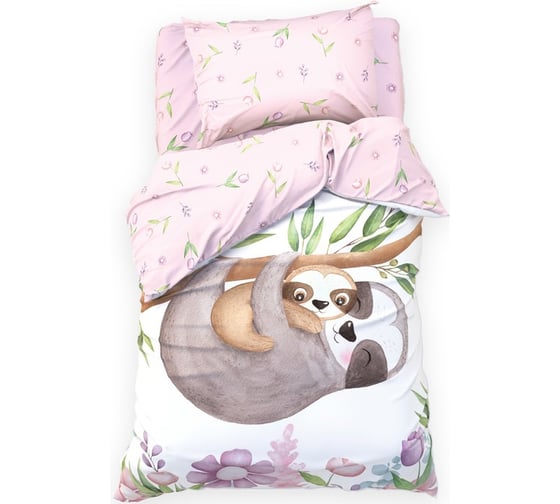 Комплект постельного белья Этель 1,5 сп Fall in love 143x215 см, 150x214 см, 50x70 см -1 шт, 100 % хлопокопок 10385182