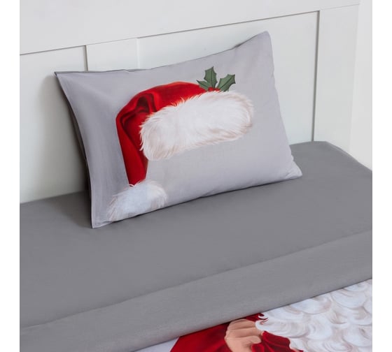 Комплект постельного белья Этель 1,5 сп Santa Claus 143x215 см, 150x214 см, 50x70 см -1 шт, 100 % хлопокопок, бязь 7789328