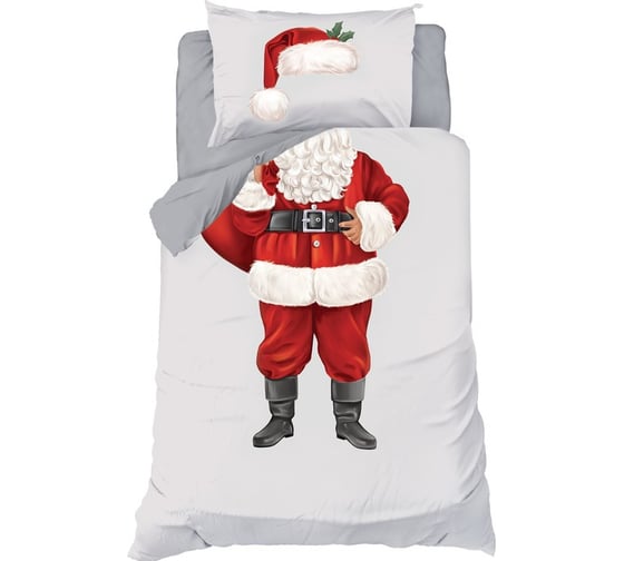 Комплект постельного белья Этель 1,5 сп Santa Claus 143x215 см, 150x214 см, 50x70 см -1 шт, 100 % хлопокопок, бязь 7789328 1