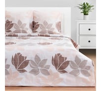 Комплект постельного белья Этель 1.5 сп Магнолия 143x215 см, 150x214 см, 70x70 см -2 шт, бязь 7533867