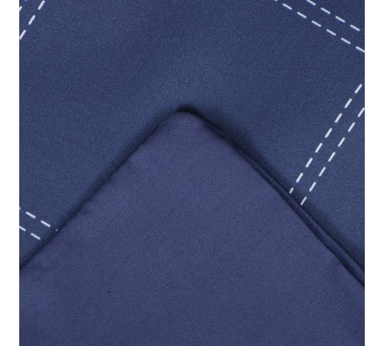 Комплект постельного белья Этель 2 сп Cage: dark blue, 175x215, 200x215, 50x70+3-2 шт, мако-сатин, 114г/м2 10060109