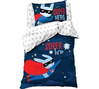 Комплект постельного белья Этель 1.5 сп Super hero 143x215 см, 150x214 см, 50x70 см -1 шт,100% хлопок, бязь 4702793