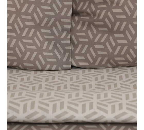 Комплект постельного белья Этель 2 сп Cubo 175x215 см, 200x220 см, 70x70 см -2 шт, бязь 9355440