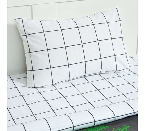 Комплект постельного белья Этель 1,5 сп Карта мира 143x215 см, 150x214 см, 50x70 см -1 шт, 100 % хлопокопок, бязь 7582931