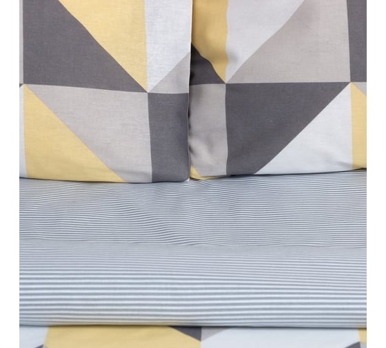 Комплект постельного белья Этель 1.5 сп Gold illusion 143x215 см, 150x214 см, 70x70 см - 2 шт 7534039