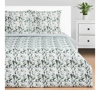 Комплект постельного белья Этель 1.5 сп Jasmine 143x215 см, 150x214 см, 70x70 см -2 шт, поплин 9322128