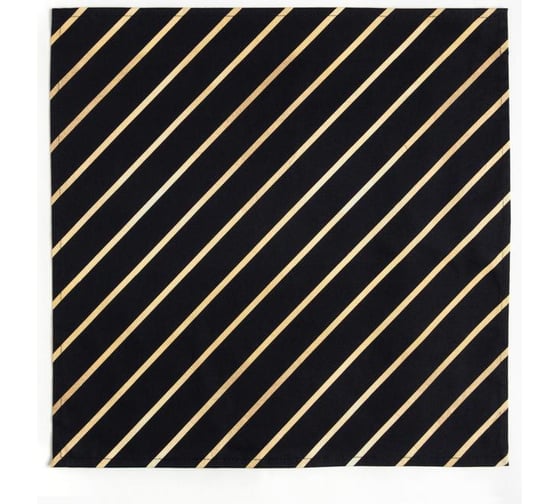 Набор салфеток Этель "Golden lines" 46x46 см - 4шт., 100%хл, саржа 190 г/м2 7321868