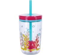 Детский стакан с трубочкой Contigo Floating Straw Tumbler 0.47 л, розовый contigo0773
