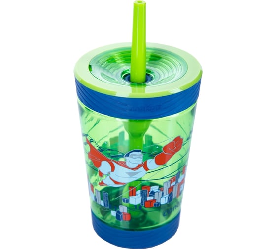 Детский стакан с трубочкой Contigo Spill Proof Tumbler 0.42 л, зеленый contigo0770
