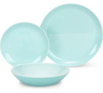 Набор столовый LUMINARC ДИВАЛИ ЛАЙТ ТЮРКУАЗ 18 предметов P2963