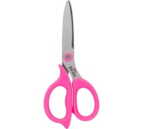 Ножницы детские Deli Explora E77755, сталь, ассиметричные ручки, 135 мм, розовый 1838695
