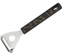 Овощечистка Mallony MARBLE из нержавеющей стали, с ручкой из полипропилена, размер: 17.5x5.5 см 107867