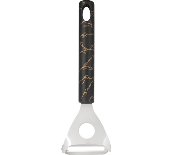 Овощечистка Mallony MARBLE из нержавеющей стали, с ручкой из полипропилена, размер: 17.5x5.5 см 107867